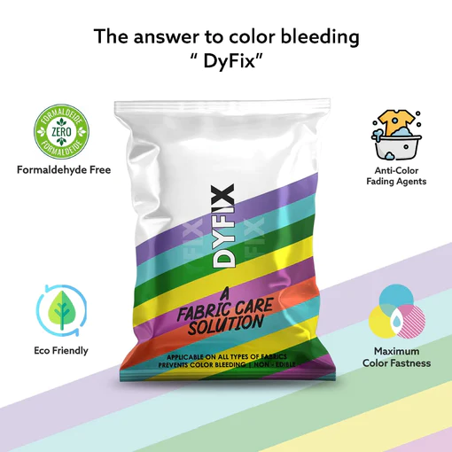 6414 DYFIX COLOR FIXER POUCH DYE FIXATIVE AGENT, FABRIC COLOUR FIXER, COLOR BINDER ( PKT OF 20 POUCH ) - Image 5