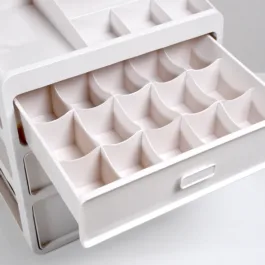 4808 3 Layer Multipurpose Plastic Storage Drawer Box organizer for Kitchen tools, Office Stationary, Jewellery, Cosmetics, Countertop Desktop Organizer