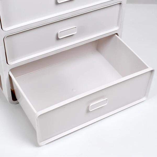 4808 3 Layer Multipurpose Plastic Storage Drawer Box organizer for Kitchen tools, Office Stationary, Jewellery, Cosmetics, Countertop Desktop Organizer - Image 3