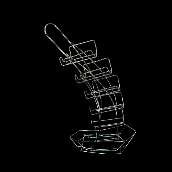 5170 Steel Glass Stand Rack 6 Glass Store Store Rack For Home & hotel Use - Image 5