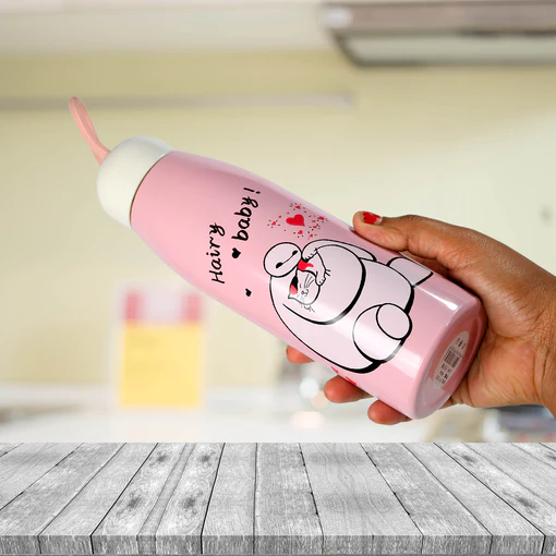 6795 STEEL WATER BOTTLE VACUUM INSULATION BOTTLE PREMIUM BOTTLE FOR HOME , KITCHEN , SCHOOL & OFFICE USE - Image 2