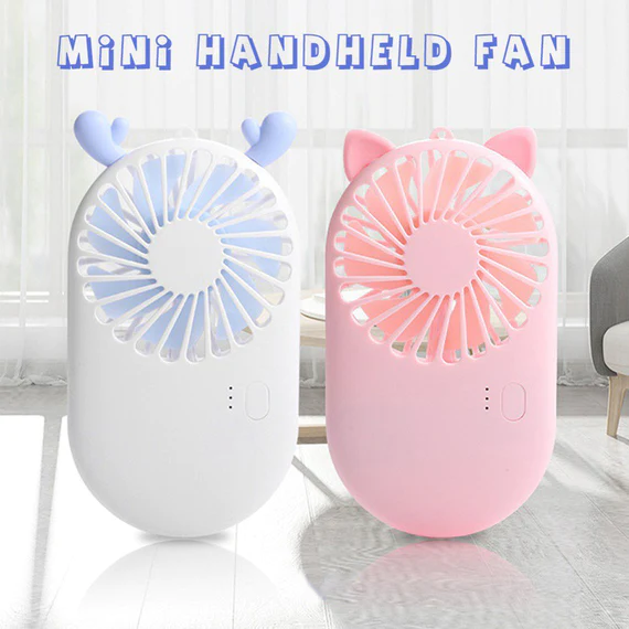 4830 HANDHELD FAN CREATIVE MINI FAN PERSONAL FAN USB FAN POCKET FAN WITH BRACKET TABLE PERSONAL FAN FOR DESKTOP MINI FAN MINI FANS PERSONAL FANS - Image 4