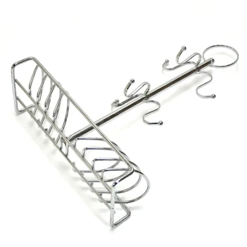 5171 Cup & Dish Steel Rack 40cm For Dining Table & Kitchen Use - Image 4
