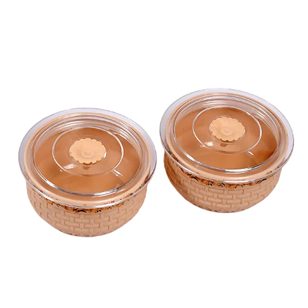 5278 Plastic Round Kitchen Storage Container Food Storage Jar 550 ML , For Home & Kitchen Use (2 pcs ) - Image 5