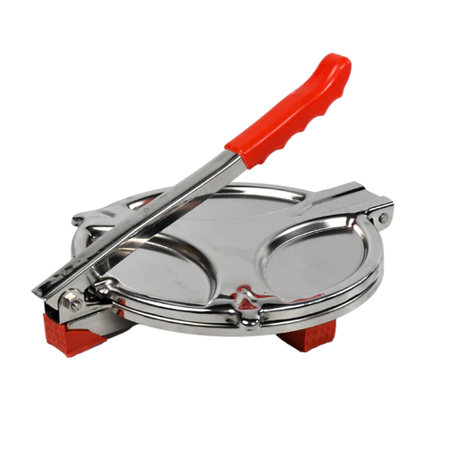 7149 PURI PRESS MAKER - STAINLESS STEEL PURI MAKER PRESS MACHINE - ROTI CHAPATI PRESSER FOR HOME - PAPAD-KHAKHRA- PURI MAKER PRESS MACHINE WITH HANDLE, MANUAL PURI MAKER ( BIG ) - Image 6
