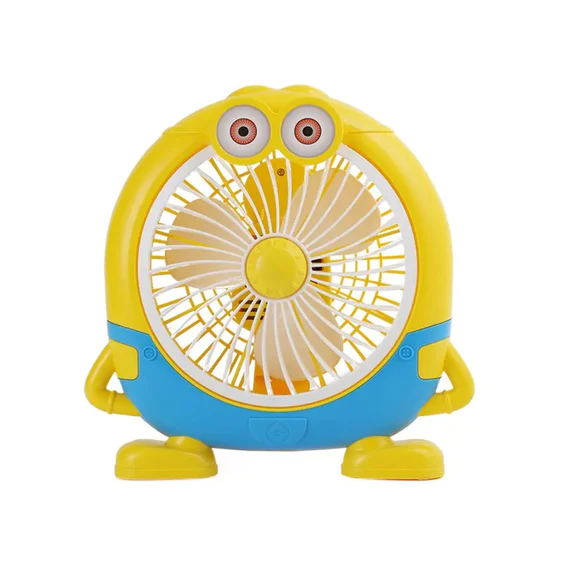6464 PLASTIC CUTE MINI CARTOON ELECTRIC USB FAN DESK FAN FOR CHILDREN - Image 4