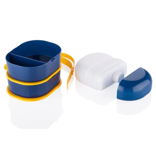 7158 MR. CHEF SMART LUNCH BOX CAPSULE SHAPE STRAP-ON LUNCH BOX WITH WATER BOTTLE AND HANDLE - Image 8