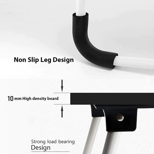 4493 Multi-Purpose Laptop Desk for Study and Reading with Foldable Non-Slip Legs Reading Table Tray , Laptop Table ,Laptop Stands, Laptop Desk, Foldable Study Laptop Table - Image 7