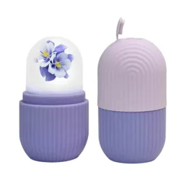161 BEAUTY ICE ROLLER FOR FACE MASSAGER & EYE REUSABLE FACE ROLLERS FACIAL ROLLER ( PURPLE COLOR)