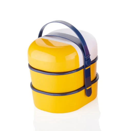7158 MR. CHEF SMART LUNCH BOX CAPSULE SHAPE STRAP-ON LUNCH BOX WITH WATER BOTTLE AND HANDLE - Image 6