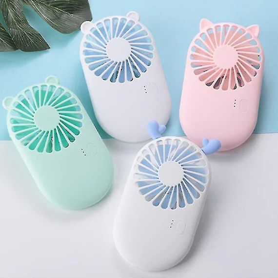 4830 HANDHELD FAN CREATIVE MINI FAN PERSONAL FAN USB FAN POCKET FAN WITH BRACKET TABLE PERSONAL FAN FOR DESKTOP MINI FAN MINI FANS PERSONAL FANS - Image 6