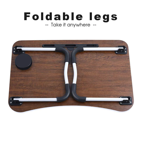 4493 Multi-Purpose Laptop Desk for Study and Reading with Foldable Non-Slip Legs Reading Table Tray , Laptop Table ,Laptop Stands, Laptop Desk, Foldable Study Laptop Table - Image 9