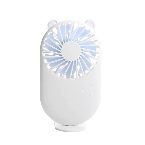 4830 HANDHELD FAN CREATIVE MINI FAN PERSONAL FAN USB FAN POCKET FAN WITH BRACKET TABLE PERSONAL FAN FOR DESKTOP MINI FAN MINI FANS PERSONAL FANS - Image 11