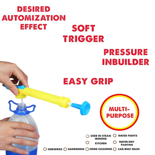 468 BOTTLE SPRAYER FOR PLANTS GARDEN PESTICIDE CAR WASH WITH ADJUSTABLE BRASS NOZZLE SPRAYER (HANDHELD PUMP) - Image 5
