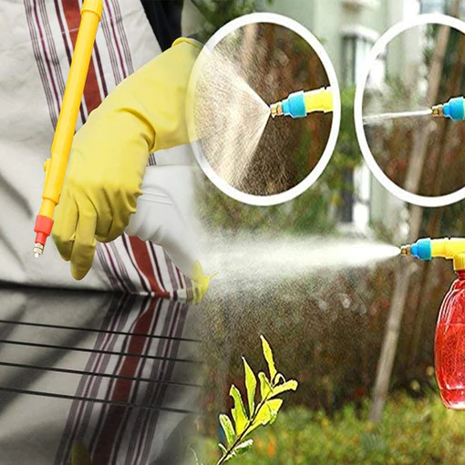 468 BOTTLE SPRAYER FOR PLANTS GARDEN PESTICIDE CAR WASH WITH ADJUSTABLE BRASS NOZZLE SPRAYER (HANDHELD PUMP) - Image 4