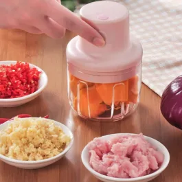 7027 ELECTRIC FRUIT VEGETABLE ONION GARLIC CUTTER FOOD SPEEDY CHOPPER