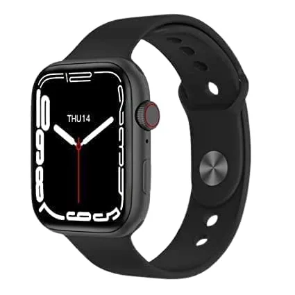 CS05 New Edition i7 Pro Max All in One Series 7 Smart Watch with Fitness Tracker Heart Monitor Men Women Smart Watch Black