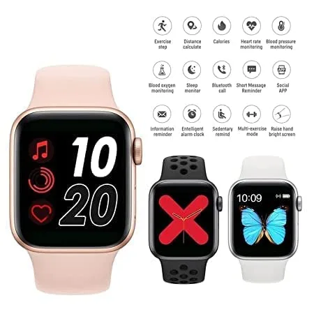 CS02 T500 Bluetooth Calling Unisex Smartwatch with Heart Rate and SPO2 Monitoring for Boys & Girls, Sleep Monitor, Calendaring Sedentary Reminder, Text Messaging, Pedometer, Calorie Tracker - Image 6