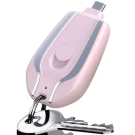 BZ18 New Small Portable Emergency Key Chain Power Bank Mini 1500mah Fast Finger Key Power Bank Keychain Power Bank