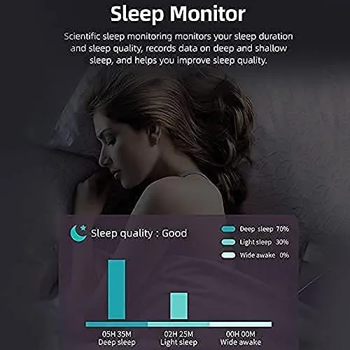 CS02 T500 Bluetooth Calling Unisex Smartwatch with Heart Rate and SPO2 Monitoring for Boys & Girls, Sleep Monitor, Calendaring Sedentary Reminder, Text Messaging, Pedometer, Calorie Tracker - Image 3