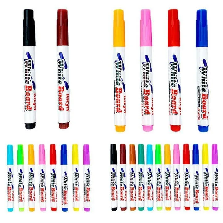 UV15 Magical Water Painting Pen, 12 Pack Water Painting Floating Marker Pen, Learning Toys, Educational Toys Gift Crafts for Girls Boys Kids (12 Markers,... - Image 2