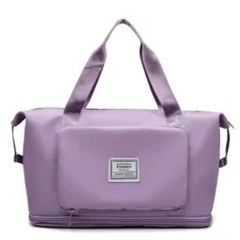 BZ23 Foldable Travel Duffle Bag for Women Lightweight Waterproof Luggage Bag for Travel (40 x 23 x 45cm)