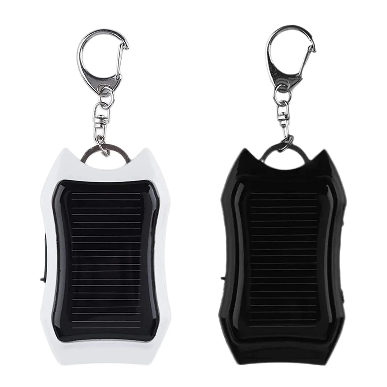 BZ17  Solar Keychain Flashlight Solar Charger Mobile Power Bank Energy Saving Charger/Battery Power Bank for Cellphone 1200 mAH