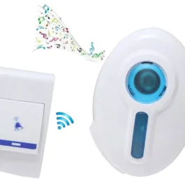RJ03  Door Bell with Switch | Cordless Wireless Calling Remote Door Bell for | Remote Control Doorbell | Door Ringing Bell | Multi-Color