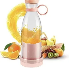UV16 Portable USB Juicer Electric USB Juice Maker Mixer Bottle Blender Grinder Mixer,6 Blades Rechargeable Bottle, Shake Fruit & Vegetable, Juice Blender, Grinder for Home