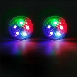 BZ21 Waterproof 5 LED Wireless Car Door Warning Open Lights Indicator Decor Interior Flash Magnetic car led Lights for Anti Rear-End(RED) Free Batteries