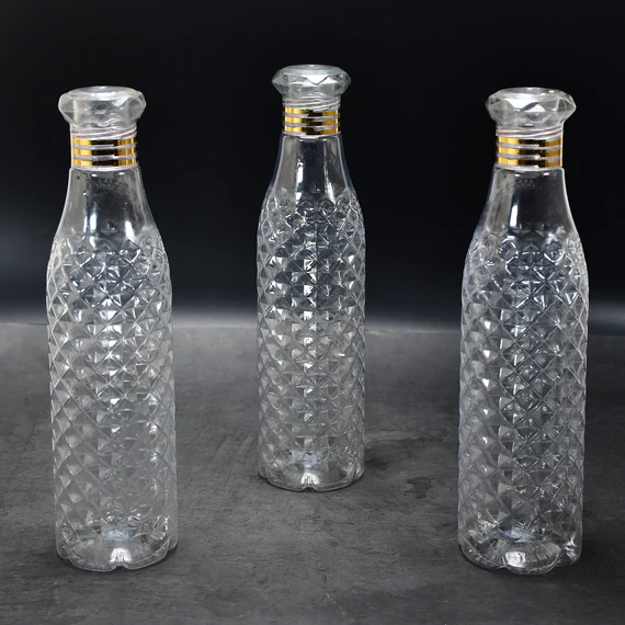 7116 WATER BOTTLE WITH DIAMOND CUT USED BY KIDS, CHILDREN'S ( 3 PCS ) - Image 2