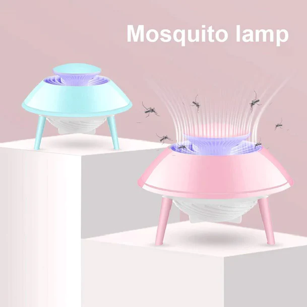 6465 MOSQUITO TRAP KILLER SPACE SHIP DESIGN LAMP FLYING SAUCER MOSQUITO CATCHER SUCTION MACHINE - Image 2