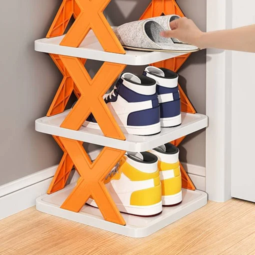 9065 5 LAYER SHOES STAND, SHOE TOWER RACK SUIT FOR SMALL SPACES, CLOSET, SMALL ENTRYWAY, EASY ASSEMBLY AND STABLE IN STRUCTURE, CORNER STORAGE CABINET FOR SAVING SPACE - Image 11