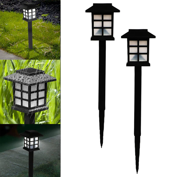 6625 SOLAR GARDEN LIGHTS LED OUTDOOR STAKE SPOTLIGHT FIXTURE FOR GARDEN LIGHT (PACK OF 2PC ) - Image 6