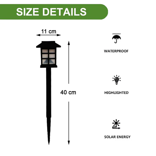 6625 SOLAR GARDEN LIGHTS LED OUTDOOR STAKE SPOTLIGHT FIXTURE FOR GARDEN LIGHT (PACK OF 2PC ) - Image 7