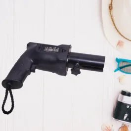 4518 PYRO PARTY GUN HAND HELD GUN TOY FOR PARTIES FUNCTIONS EVENTS AND ALL KIND OF CELEBRATIONS, PLASTIC GUN, (PYROS NOT INCLUDED)