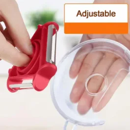 2774A 3 IN 1 MULTI FUNCTION THREE USE ROTARY HANGING ROUND PLANER PEELER AND CUTTER VEGETABLE SLICER KITCHEN TOOLS KITCHEN GADGETS