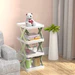 9078 4 LAYER SHOES STAND, SHOE TOWER RACK SUIT FOR SMALL SPACES, CLOSET, SMALL ENTRYWAY, EASY ASSEMBLY AND STABLE IN STRUCTURE, CORNER STORAGE CABINET FOR SAVING SPACE - Image 4