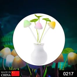 0217 LED DREAM NIGHT LIGHT, AUTO ON/OFF SENSOR MUSHROOM LAMP (MULTICOLOR)