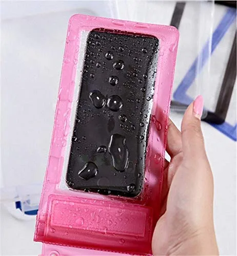 0601 WATERPROOF MOBILE POUCH (6.2 INCH , RANDOM COLOUR) - Image 2