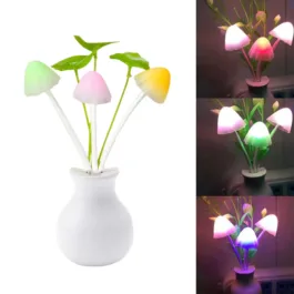 0217 LED DREAM NIGHT LIGHT, AUTO ON/OFF SENSOR MUSHROOM LAMP (MULTICOLOR)