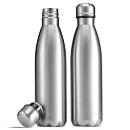 UV31  500ml Stainless Steel Insulated Water Bottle | Thermosteel | Double Walled Vacuum Flask | 24 Hours Hot Cold | Bpa Free Food Grade | Leak Proof | 304 Grade Steel (500 ML, Silver)
