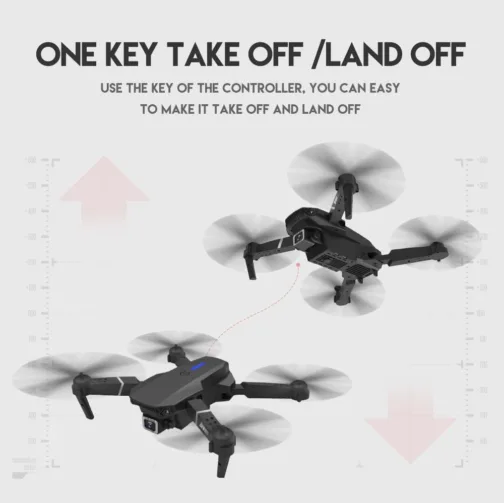 CW04 4K WiFi Dual Camera Drone for Adults & Kids with Batteries and Carrying Case - Remote Control Foldable Quadcopter Flying Toy - Image 8