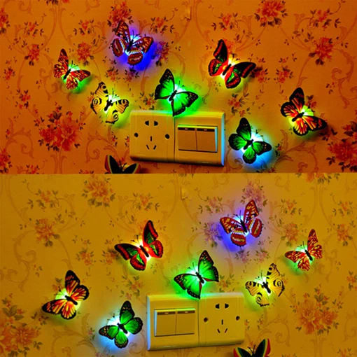 6278 THE BUTTERFLY 3D NIGHT LAMP COMES WITH 3D ILLUSION DESIGN SUITABLE FOR DRAWING ROOM, LOBBY. - Image 6