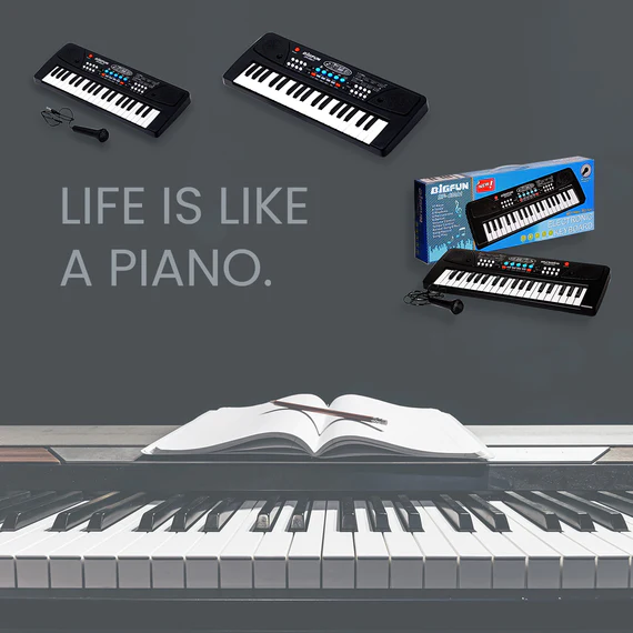 4515 PIANO MUSICAL KEYBOARD WITH MIC 37 MUSIC KEY KEYBOARD FOR KIDS TOY - Image 5