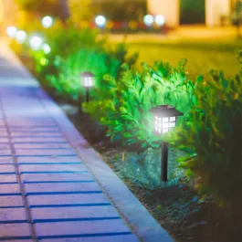 6625 SOLAR GARDEN LIGHTS LED OUTDOOR STAKE SPOTLIGHT FIXTURE FOR GARDEN LIGHT (PACK OF 2PC )