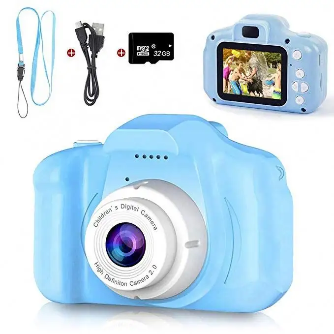 AE06 Kids Camera for Girls Boys, Kids Selfie Camera Toy 13MP 1080P HD Digital Video Camera for Toddler, Christmas Birthday Gifts for 3-10 Years Old Children (Multicolor) - Image 2