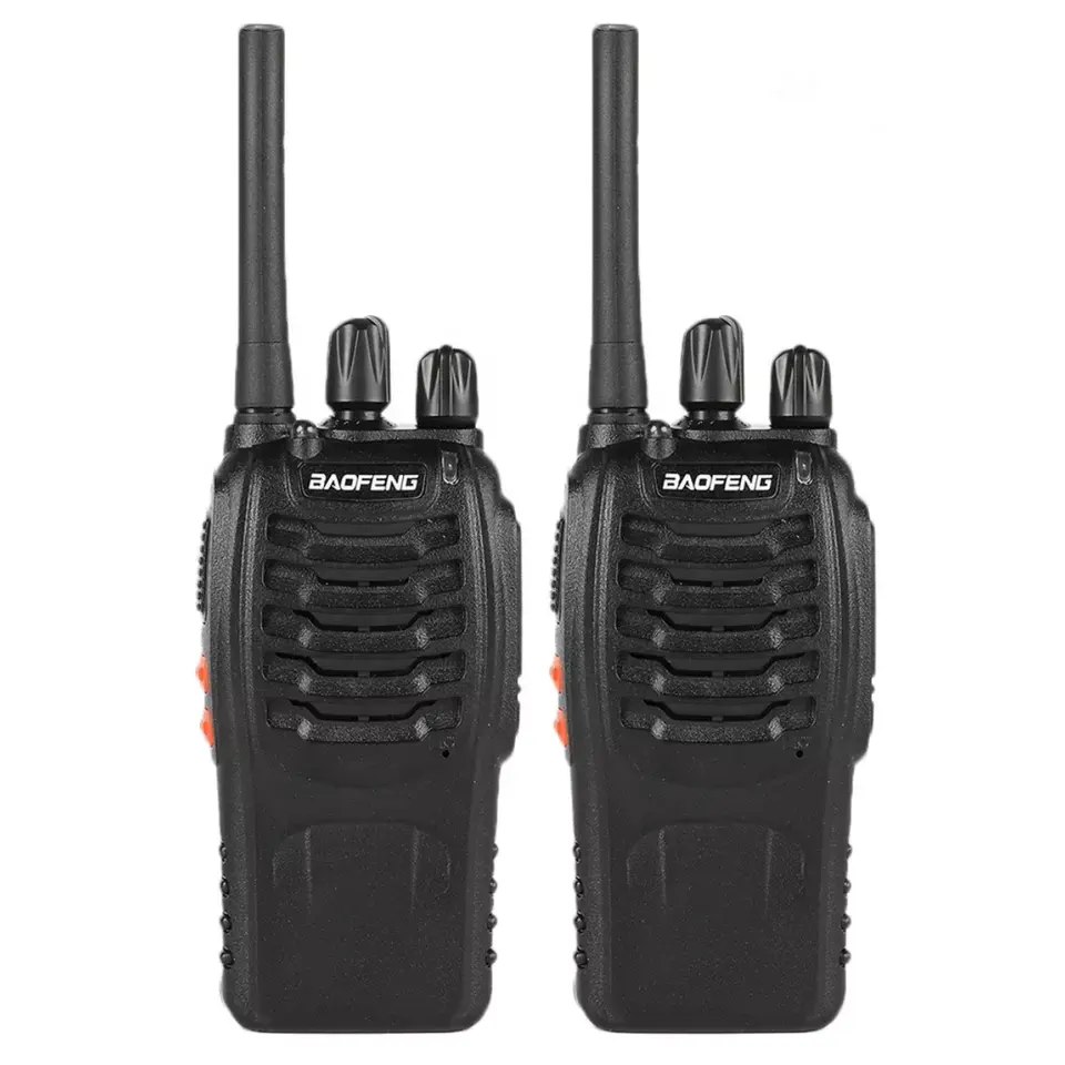 CS17 BaoFeng Long Range Radios UHF 400-470Mhz 16 Channels 1500mAh Li-ion Rechargeable Battery  SPY BF-888S Walkie Talkies for Adults (Black) -2 Pack - Image 2