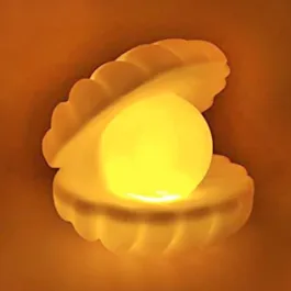 6621 PEARL SHELL NIGHT LAMP DECORATE DESK LIGHTS NURSERY TOY LAMP LED PEARL SHELL NIGHT LIGHTS FOR BEDROOM & HOME