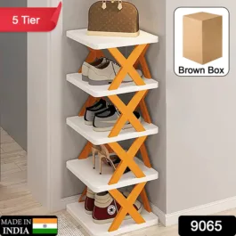 9065 5 LAYER SHOES STAND, SHOE TOWER RACK SUIT FOR SMALL SPACES, CLOSET, SMALL ENTRYWAY, EASY ASSEMBLY AND STABLE IN STRUCTURE, CORNER STORAGE CABINET FOR SAVING SPACE